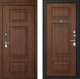 Входная металлическая Дверь (Дверной Континент) Порта Темный орех в Красноармейске