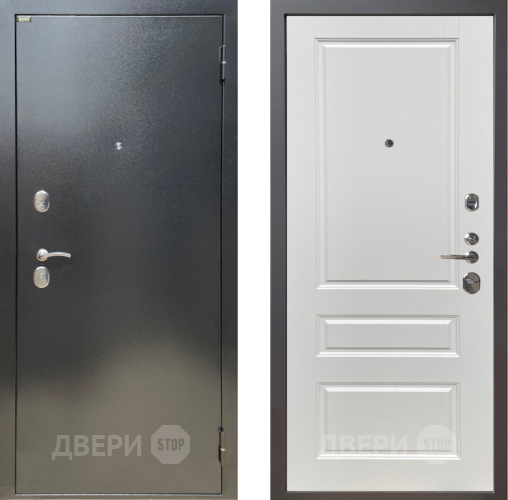 Входная металлическая Дверь Шелтер (SHELTER) Стандарт 1 Белый ясень в Красноармейске