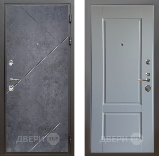 Дверь Шелтер (SHELTER) Комфорт Бетон урбан индиго 6 Силк Маус в Красноармейске