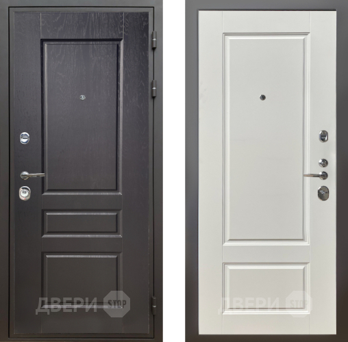 Входная металлическая Дверь Шелтер (SHELTER) Комфорт Дуб английский 5 Силк тирамиссу в Красноармейске