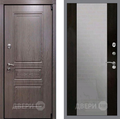 Входная металлическая Дверь Рекс (REX) Пренмиум-S СБ-16 Зеркало Венге в Красноармейске