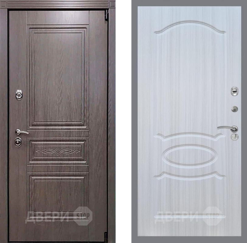 Входная металлическая Дверь Рекс (REX) Пренмиум-S FL-128 Сандал белый в Красноармейске
