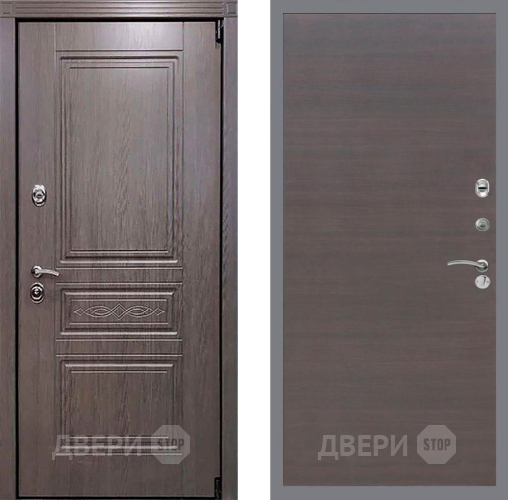 Входная металлическая Дверь Рекс (REX) Пренмиум-S GL венге поперечный в Красноармейске