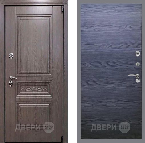 Дверь Рекс (REX) Пренмиум-S GL Дуб тангенальный черный в Красноармейске