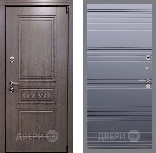 Входная металлическая Дверь Рекс (REX) Пренмиум-S Line Силк титан в Красноармейске