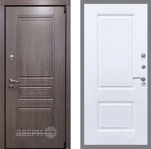 Входная металлическая Дверь Рекс (REX) Пренмиум-S Смальта Силк Сноу в Красноармейске