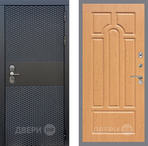 Входная металлическая Дверь Стоп БЛЭК CISA ФЛ-58 Дуб в Красноармейске