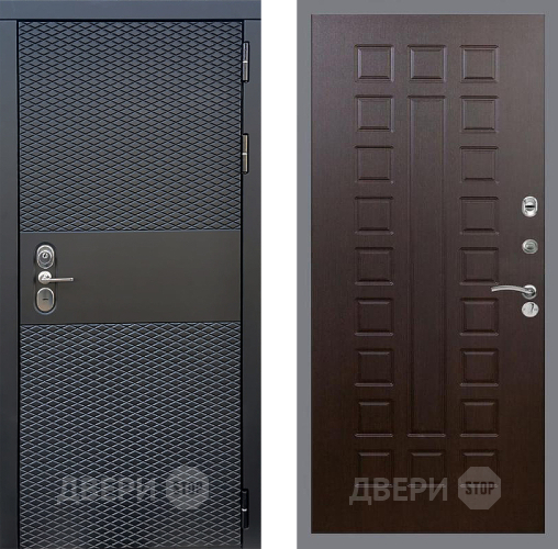 Входная металлическая Дверь Стоп БЛЭК CISA ФЛ-183 Венге в Красноармейске