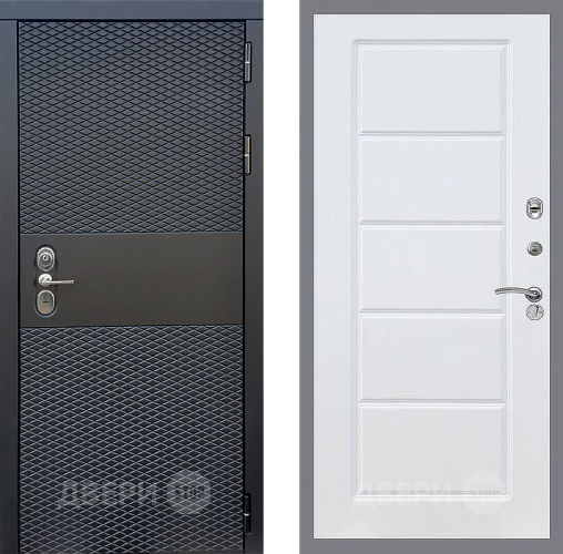 Входная металлическая Дверь Стоп БЛЭК CISA ФЛ-39 Силк Сноу в Красноармейске