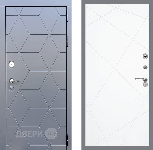 Входная металлическая Дверь Стоп КОСМО ФЛ-291 Силк Сноу в Красноармейске