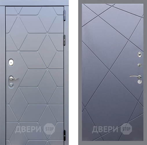 Входная металлическая Дверь Стоп КОСМО ФЛ-291 Силк титан в Красноармейске
