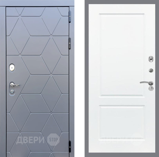 Входная металлическая Дверь Стоп КОСМО ФЛ-117 Силк Сноу в Красноармейске