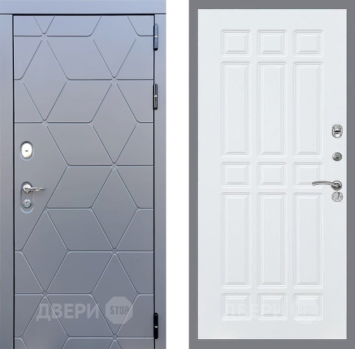 Входная металлическая Дверь Стоп КОСМО ФЛ-33 Силк Сноу в Красноармейске