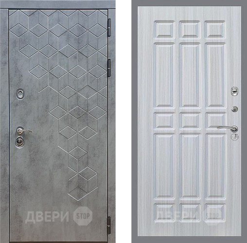 Входная металлическая Дверь Стоп БЕТОН ФЛ-33 Сандал белый в Красноармейске