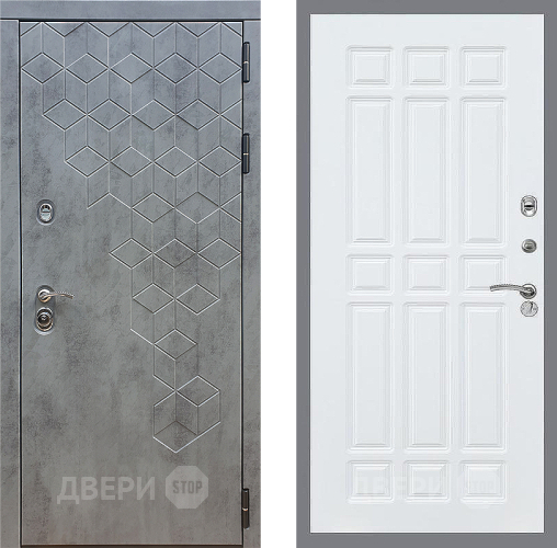 Дверь Стоп БЕТОН ФЛ-33 Силк Сноу в Красноармейске