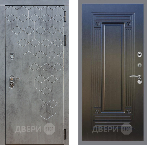 Входная металлическая Дверь Стоп БЕТОН ФЛ-4 Венге в Красноармейске