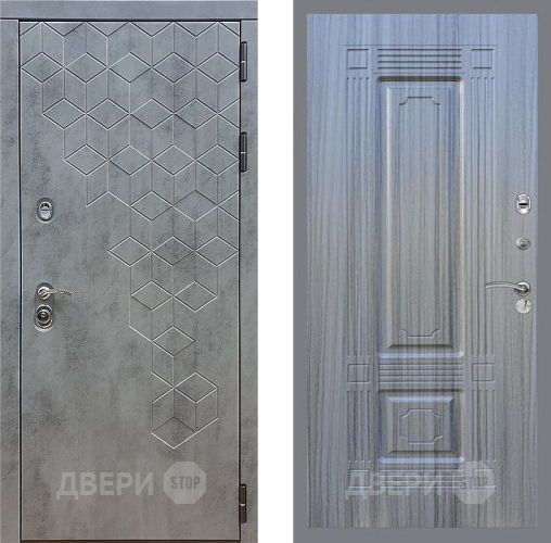 Входная металлическая Дверь Стоп БЕТОН ФЛ-2 Сандал грей в Красноармейске