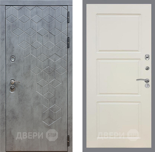 Входная металлическая Дверь Стоп БЕТОН ФЛ-3 Шампань в Красноармейске