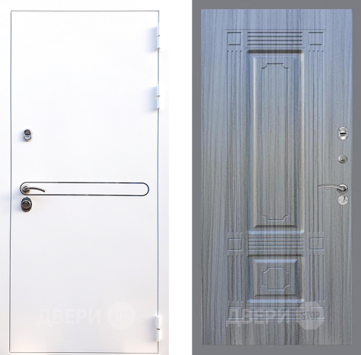 Входная металлическая Дверь Стоп Лайн Вайт ФЛ-2 Сандал грей в Красноармейске