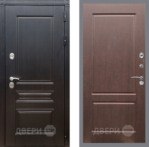 Входная металлическая Дверь Стоп МЕГАПОЛИС ФЛ-117 Орех премиум в Красноармейске