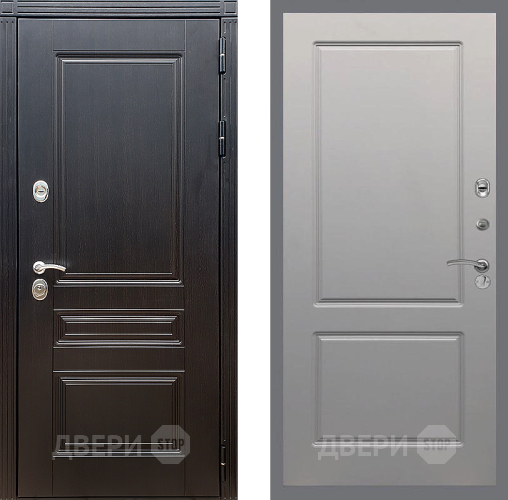 Входная металлическая Дверь Стоп МЕГАПОЛИС ФЛ-117 Грей софт в Красноармейске