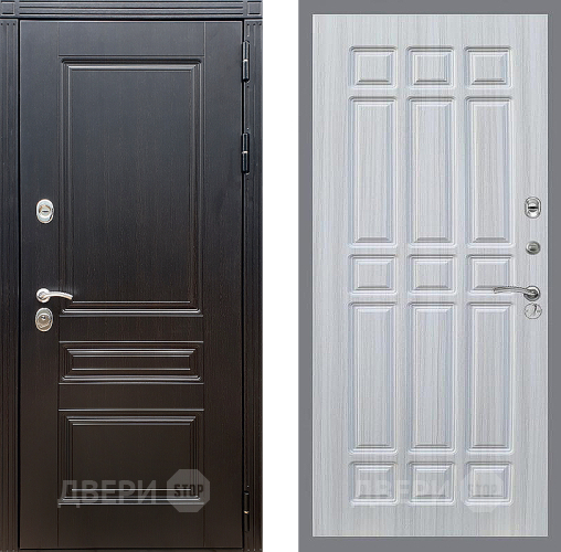 Входная металлическая Дверь Стоп МЕГАПОЛИС ФЛ-33 Сандал белый в Красноармейске