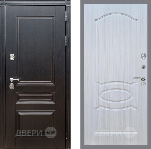 Входная металлическая Дверь Стоп МЕГАПОЛИС ФЛ-128 Сандал белый в Красноармейске