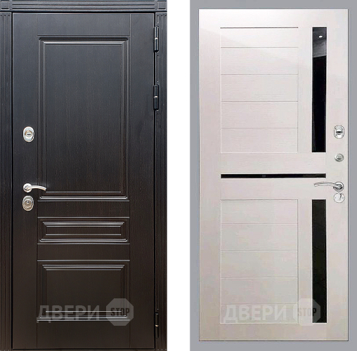 Входная металлическая Дверь Стоп МЕГАПОЛИС СБ-18 Лиственница беж в Красноармейске