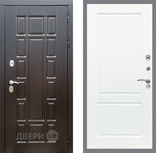 Входная металлическая Дверь Стоп НЬЮ ЙОРК ФЛ-117 Силк Сноу в Красноармейске