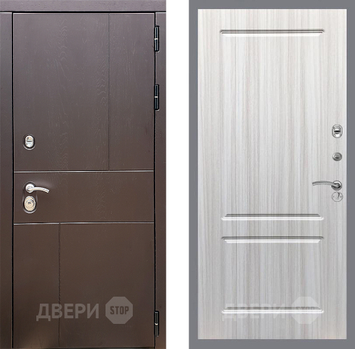 Входная металлическая Дверь Стоп УРБАН ФЛ-117 Сандал белый в Красноармейске