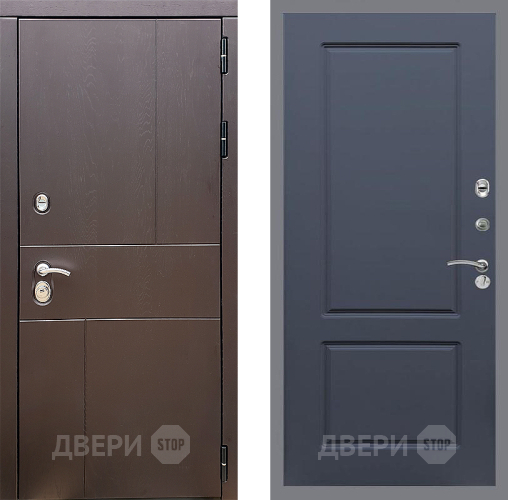 Дверь Стоп УРБАН ФЛ-117 Силк титан в Красноармейске