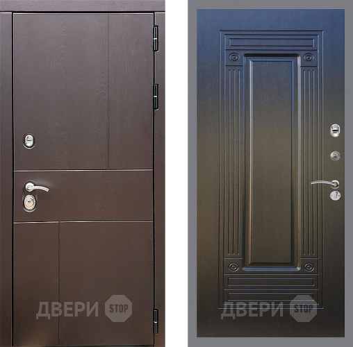 Входная металлическая Дверь Стоп УРБАН ФЛ-4 Венге в Красноармейске