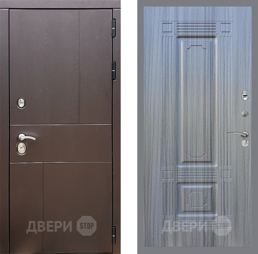 Входная металлическая Дверь Стоп УРБАН ФЛ-2 Сандал грей в Красноармейске