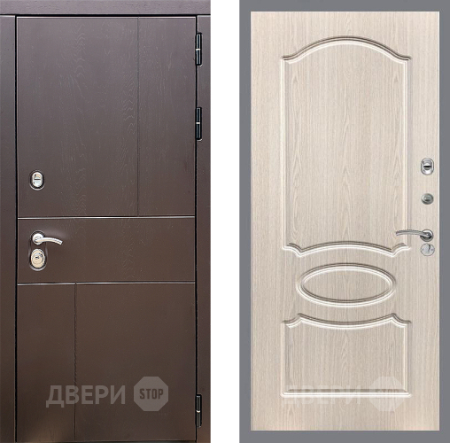 Дверь Стоп УРБАН ФЛ-128 Беленый дуб в Красноармейске