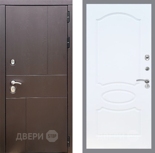 Дверь Стоп УРБАН ФЛ-128 Белый ясень в Красноармейске