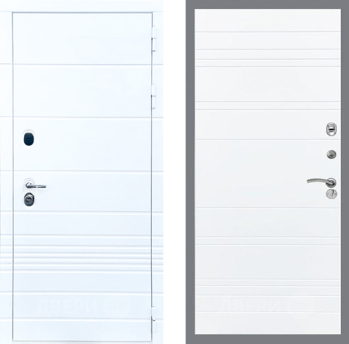 Входная металлическая Дверь Стоп ТРЕНДО Лайн Силк Сноу в Красноармейске