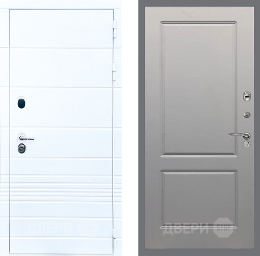 Входная металлическая Дверь Стоп ТРЕНДО ФЛ-117 Грей софт в Красноармейске