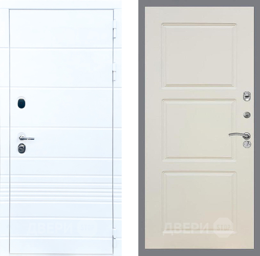 Входная металлическая Дверь Стоп ТРЕНДО ФЛ-3 Шампань в Красноармейске