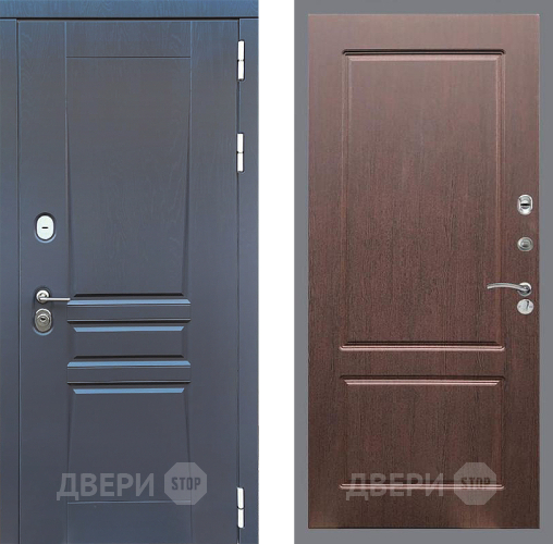 Дверь Стоп ПЛАТИНУМ ФЛ-117 Орех премиум в Красноармейске