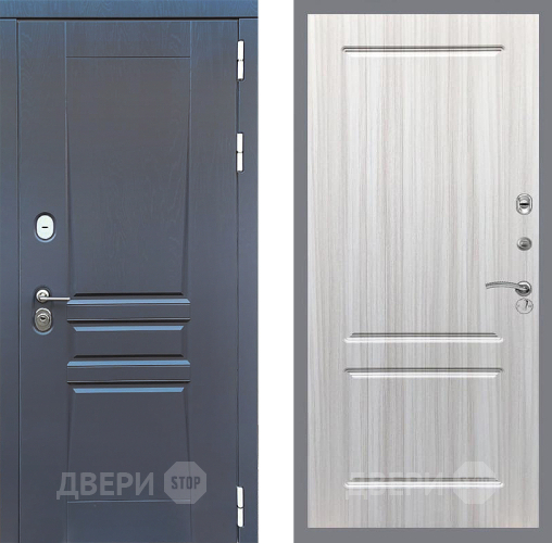 Входная металлическая Дверь Стоп ПЛАТИНУМ ФЛ-117 Сандал белый в Красноармейске