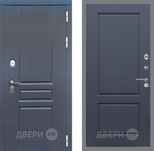 Входная металлическая Дверь Стоп ПЛАТИНУМ ФЛ-117 Силк титан в Красноармейске