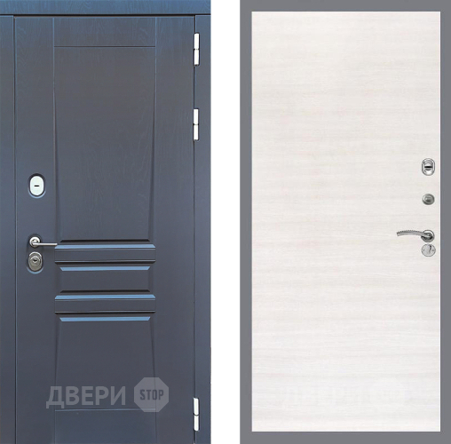 Входная металлическая Дверь Стоп ПЛАТИНУМ Гладкая Акация светлая в Красноармейске