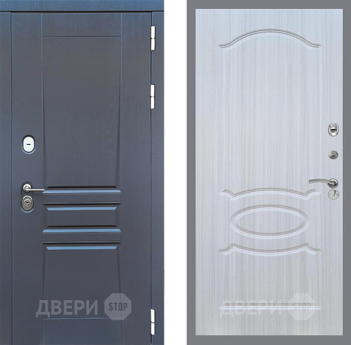 Входная металлическая Дверь Стоп ПЛАТИНУМ ФЛ-128 Сандал белый в Красноармейске