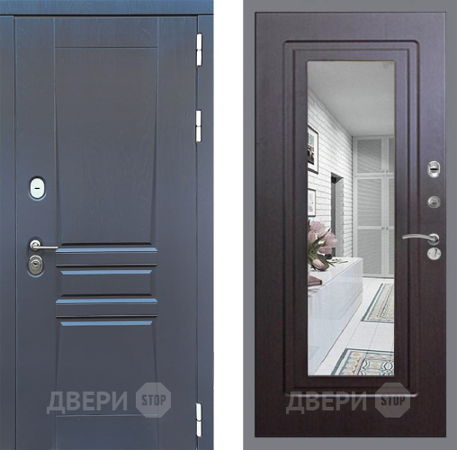 Дверь Стоп ПЛАТИНУМ Зеркало ФЛ-120 Венге в Красноармейске