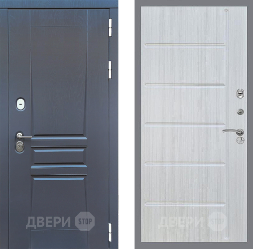 Входная металлическая Дверь Стоп ПЛАТИНУМ ФЛ-102 Сандал белый в Красноармейске