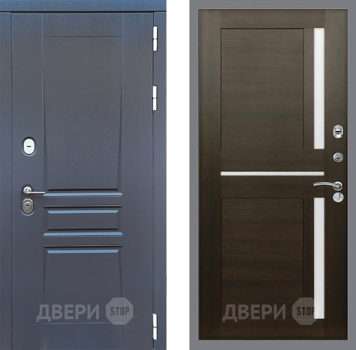 Входная металлическая Дверь Стоп ПЛАТИНУМ СБ-18 Венге в Красноармейске