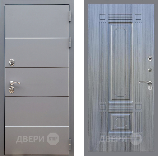 Входная металлическая Дверь Стоп АРТ ГРАФИТ ФЛ-2 Сандал грей в Красноармейске