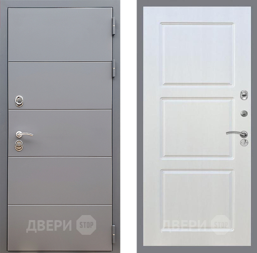 Входная металлическая Дверь Стоп АРТ ГРАФИТ ФЛ-3 Лиственница беж в Красноармейске