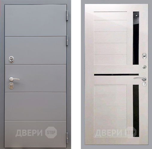 Входная металлическая Дверь Стоп АРТ ГРАФИТ СБ-18 Лиственница беж в Красноармейске