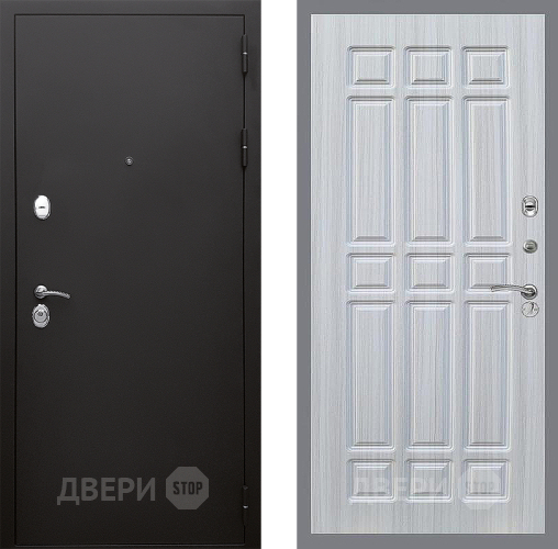 Входная металлическая Дверь Стоп КЛАССИК Шагрень ФЛ-33 Сандал белый в Красноармейске